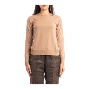 Stijlvolle Crew Neck Sweater Seventy , Brown , Dames