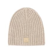 Wollen Beanie Hoed in Beige Acne Studios , Beige , Unisex