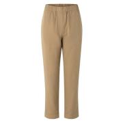 Broek met rechte pijpen en relaxte pasvorm Samsøe Samsøe , Beige , Dam...