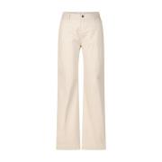 Rechte Snit New York Broek Mason's , Beige , Dames