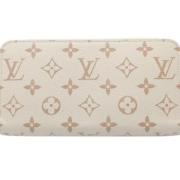 Pre-owned Leather wallets Louis Vuitton Vintage , Beige , Dames