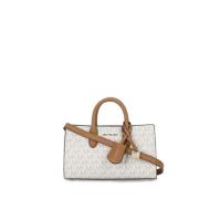 Ivoor Canvas Gecoate Tas Vrouw Michael Kors , Beige , Dames