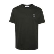 Grijze T-shirts en Polos Stone Island , Gray , Heren