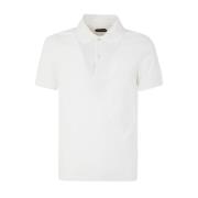 Witte Cut and Sewn Polo Tom Ford , White , Heren