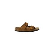 Leren Damessandalen Lente/Zomer Collectie Birkenstock , Brown , Dames