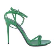 Keira Straps Hak Sandalen Dolce & Gabbana , Green , Dames