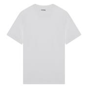 Korte mouwen ronde hals T-shirt Jil Sander , White , Heren