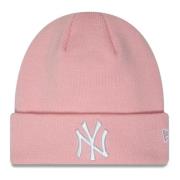 Roze Yankees Cuff Beanie Muts New Era , Pink , Unisex