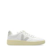 Witte natuurlijke leren sneakers voor vrouwen Veja , White , Dames