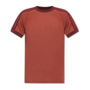 T-shirt met logo-vormige applicatie Adidas Originals , Red , Heren