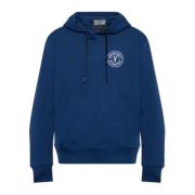 Sweatshirt met logo Versace Jeans Couture , Blue , Heren