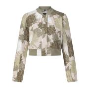 Bloemen Blouson Jas Marc Cain , Beige , Dames