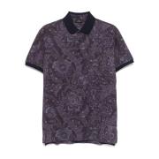 Casual Katoenen T-Shirt Etro , Blue , Heren