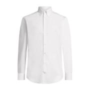 Witte Geknoopte Overhemd Lange Mouwen Etro , White , Heren