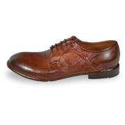 Comfortabele Heren Leren Schoenen Cognac Lemargo , Brown , Heren