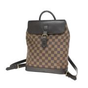 Pre-owned Canvas backpacks Louis Vuitton Vintage , Brown , Dames