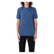 Piqué Polo Shirt Tom Ford , Blue , Heren