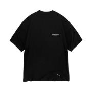 Katoenen T-shirt met Oversized Pasvorm Represent , Black , Heren