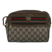 Pre-owned Canvas gucci-bags Gucci Vintage , Brown , Dames