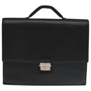 Pre-owned Leather handbags Cartier Vintage , Black , Dames