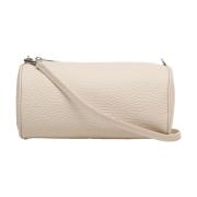 Stijlvol Beige Leren Schoudertas Orciani , Beige , Dames