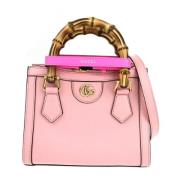 Pre-owned Leather gucci-bags Gucci Vintage , Pink , Dames