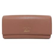 Pre-owned Leather wallets Gucci Vintage , Pink , Dames