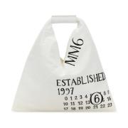 Mini Japanse Handtas MM6 Maison Margiela , White , Dames