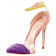 Pre-owned Plastic heels Gianvito Rossi Pre-owned , Purple , Dames