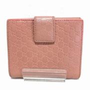 Pre-owned Leather wallets Gucci Vintage , Pink , Dames