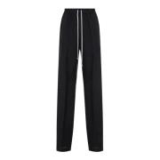 Zwarte Trekkoordbroek Rick Owens , Black , Dames