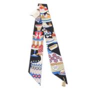 Pre-owned Canvas scarves Hermès Vintage , Multicolor , Dames