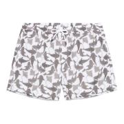 Polyester Zwemshorts met Elastische Riem Fedeli , Multicolor , Heren