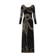 Gerimpelde Jersey Jurk Call ME Cleopatra Camilla , Multicolor , Dames