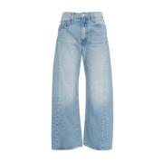 Hoge taille jeans 'The Half-Pipe Ankle' Mother , Blue , Dames