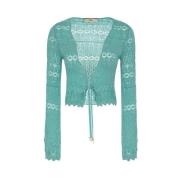 Stijlvolle Sweaters Collectie Akep , Blue , Dames