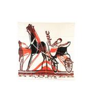 Pre-owned Canvas scarves Hermès Vintage , Multicolor , Dames