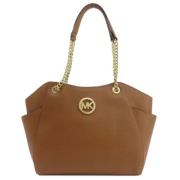 Pre-owned Leather handbags Michael Kors Pre-owned , Brown , Dames