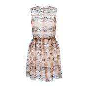 Gedrukte Jurk RED Valentino , Multicolor , Dames