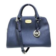 Pre-owned Leather handbags Michael Kors Pre-owned , Blue , Dames