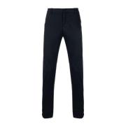 Blauwe Slim-Fit Chino Broek Dondup , Blue , Heren