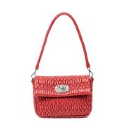 Pre-owned Leather handbags Miu Miu Pre-owned , Red , Dames