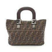 Pre-owned Canvas fendi-bags Fendi Vintage , Brown , Dames