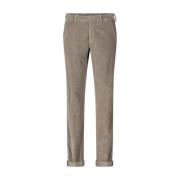 Corduroy Slim Fit Broek Mason's , Brown , Heren