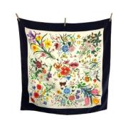 Pre-owned Silk scarves Gucci Vintage , Multicolor , Dames