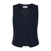 Klassiek Jersey Vest met Volledige Voering Freequent , Blue , Heren