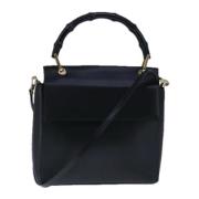 Pre-owned Leather gucci-bags Gucci Vintage , Black , Dames