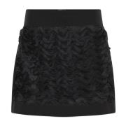 Elegante Zwarte Rok met Elastische Taille Bruuns Bazaar , Black , Dame...