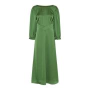 Elegante Acaciabblulla Jurk Fris Groen Bruuns Bazaar , Green , Dames