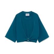 Long Sleeve Tops Moschino , Blue , Dames